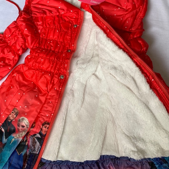 Girl's Jacket-Elsa Anna Print - Picture 3 of 3